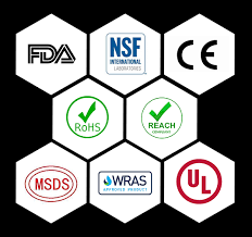 FDA/NSF/WRAS/UL94認證書